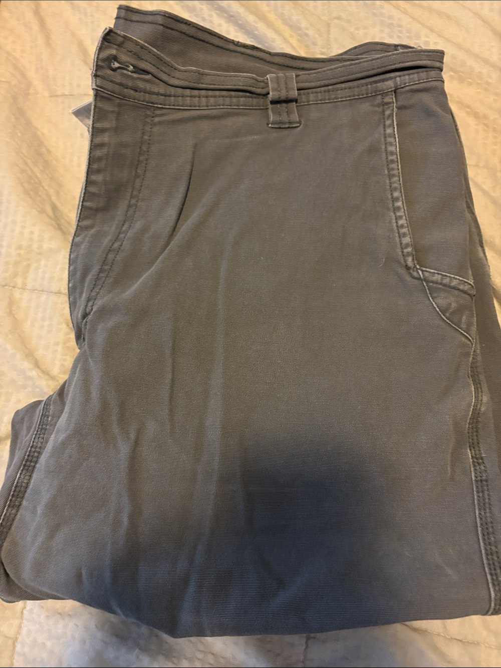 Men's Classic Chino Pants in Charcoal Gray